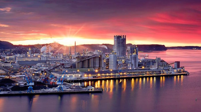 Intervención técnica de análisis de la ingeniería y la ejecución del proyecto Bamboo de Yara en Porsgrunn, Noruega