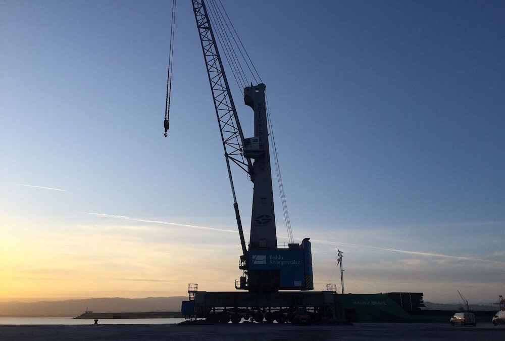 Intervención pericial de Criteria por avería de maquinaria en grúa portuaria autopropulsada